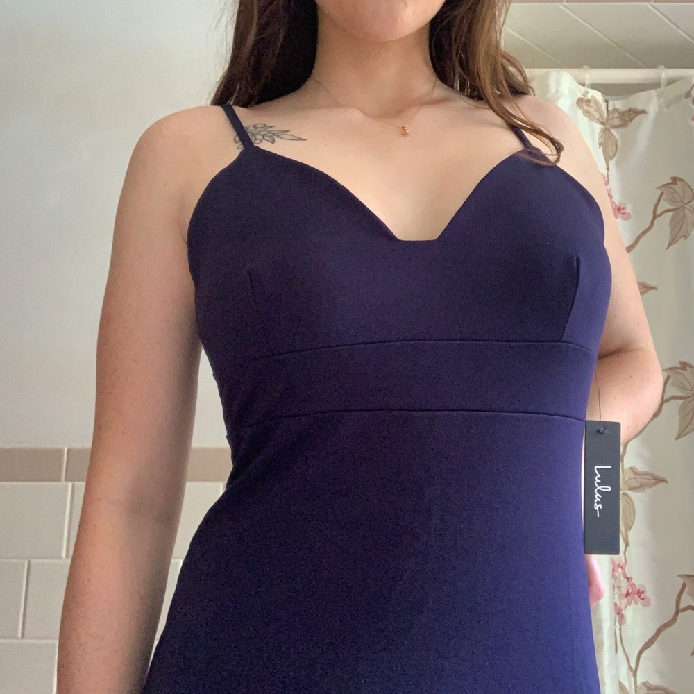 Navy Bodycon Dress